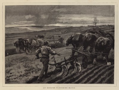 An English Ploughing Match by William Small